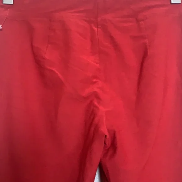 EILEEN FISHER RED CREPE PANTS SKINNY LEG SIZE XSP Nordstrom - Picture 8 of 10